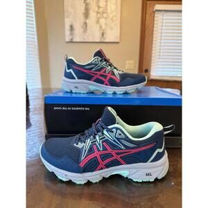 ASICS Gel-Venture 8 Womens Running Shoes Blue Pink Aqua Size 8 (1012B230)